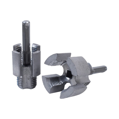 2 pcs Integrated Internal & External Pipe Threading-Tool PVC Pipe Threader Kits