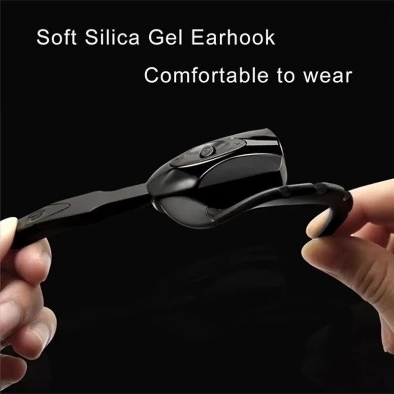 Trucker Bluetooth Headset Wireless Dual Mic Noise Cancelling Earpiece Earbuds