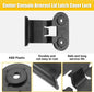 Center Console Armrest Lid Latch for Jeep Cherokee 1997-2001 55037537AA Black