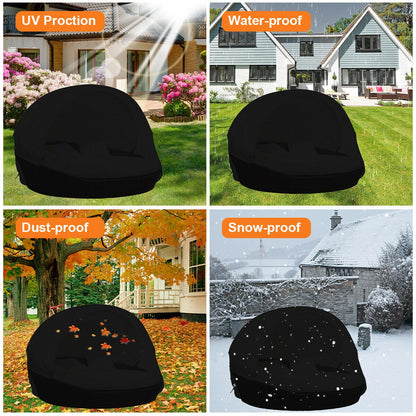 Waterproof Heavy Outdoor Sofa  Furniture Cover Day Bed Garden Patio Round