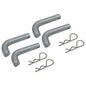 Floating Dock Hinge Connector Pin 3-1/4" x 3/4" Heavy-Duty Galvanized Steel (4)