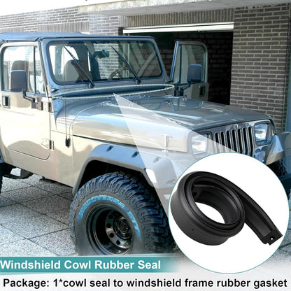 FITS 87-95 JEEP WRANGLER YJ WINDSHIELD COWL RUBBER SEAL GASKET 55175778