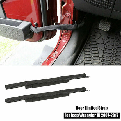 Door Limiting Check Strap Wire Protecting Harness for Jeep Wrangler JK JKU JL JT