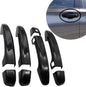 For 2018-2022 Honda Accord GLOSS BLACK Door Handle Covers WITH Front Smartkey
