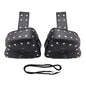 Universal Saddlebag Side Storage Tail Bag Pu Luggage Black 22L For Motorcycle