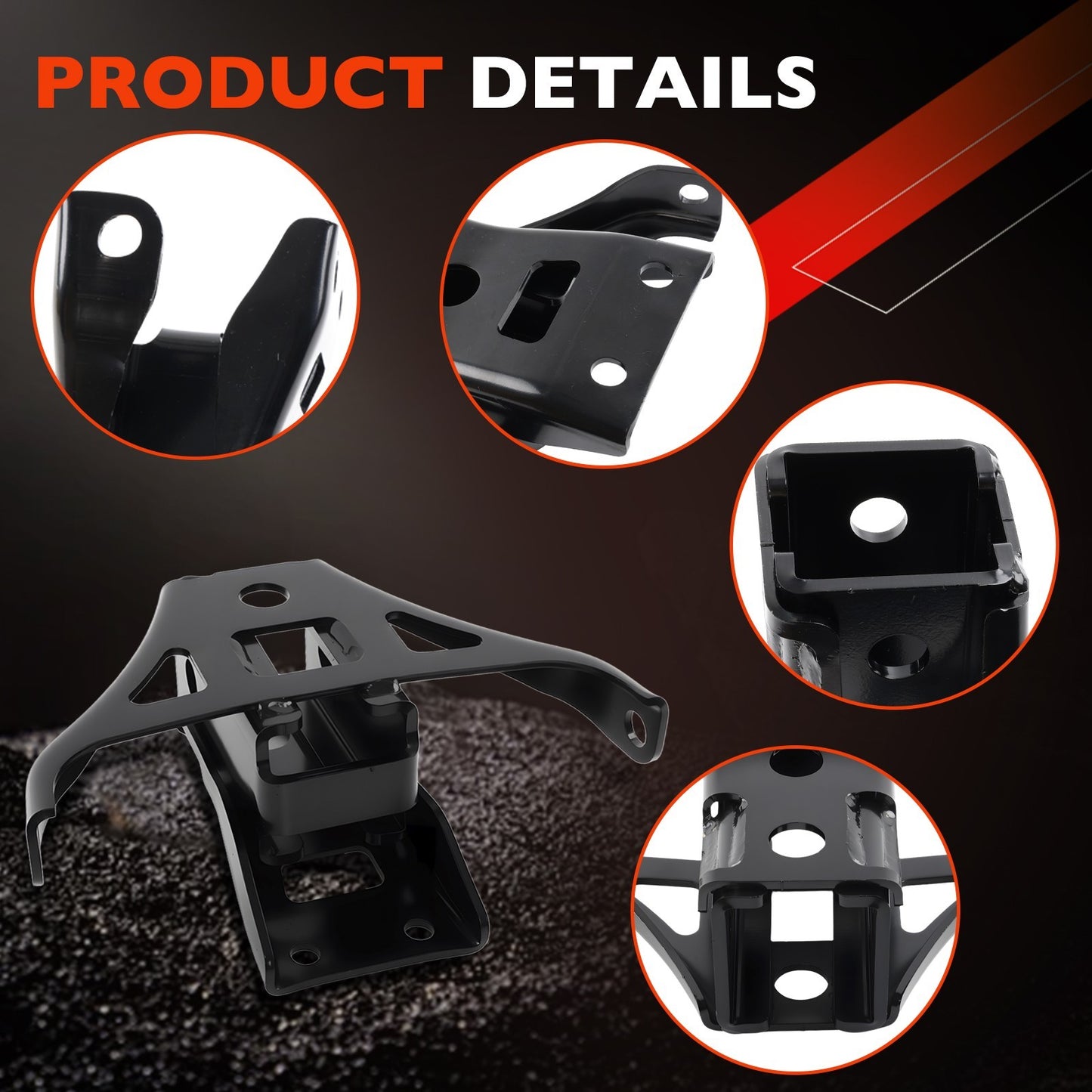 For Yamaha 2018-2025 Kodiak 450 Rear 2" Receiver Hitch - B16-F85H0-V0-00
