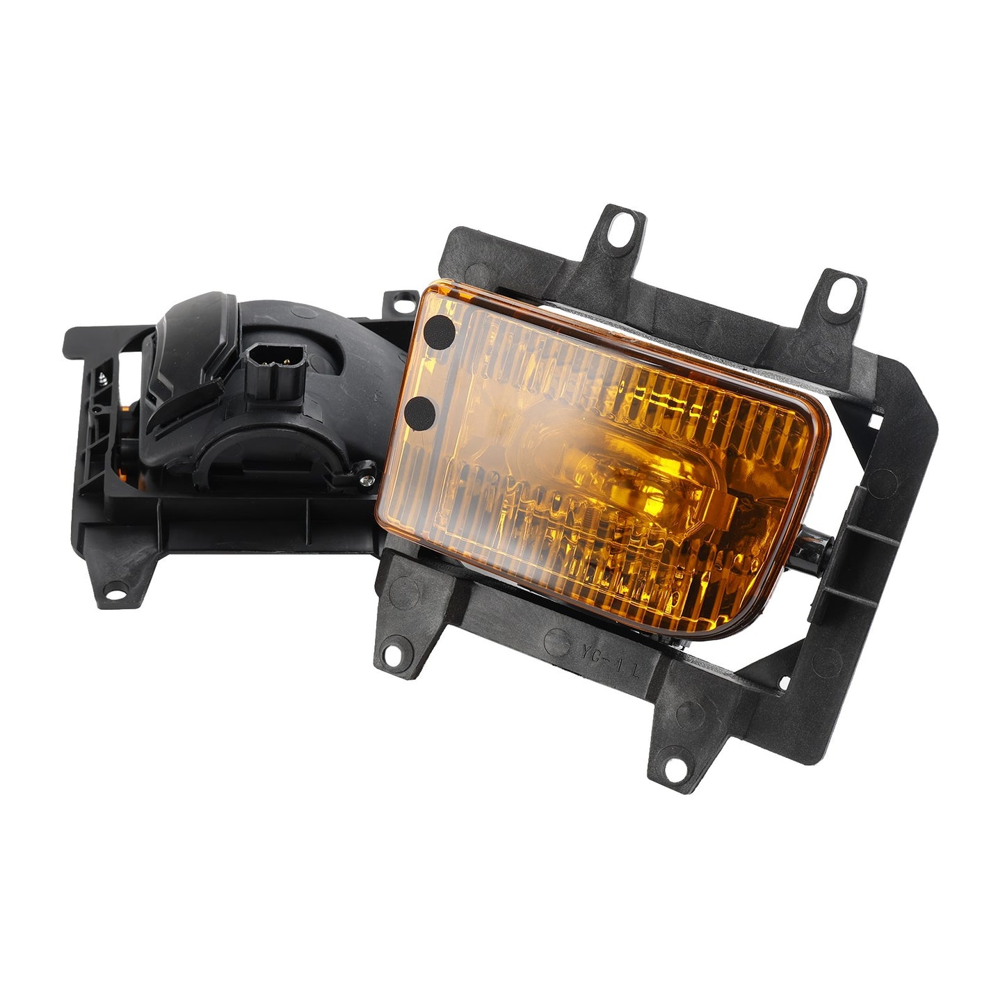 Front Bumper Yellow Fog Lights Plastic Lens For 85-93 BMW E30 3-Series Sedan USA
