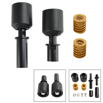 Crash Bobbin Protector Slider Aluminum Black For Kawasaki Zx-4R Zx-4Rr 2023-2024