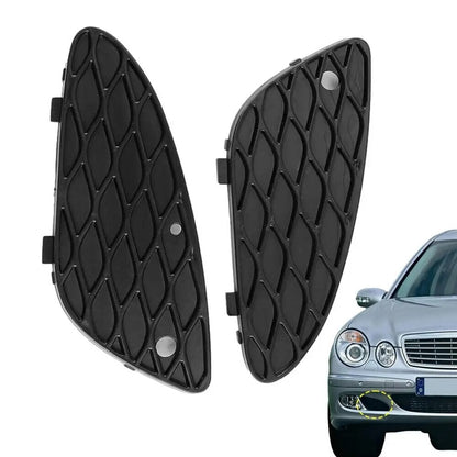 1 Pair Left +Right Front Bumper Cover Mesh Grille For Mercedes W211 E-class E500