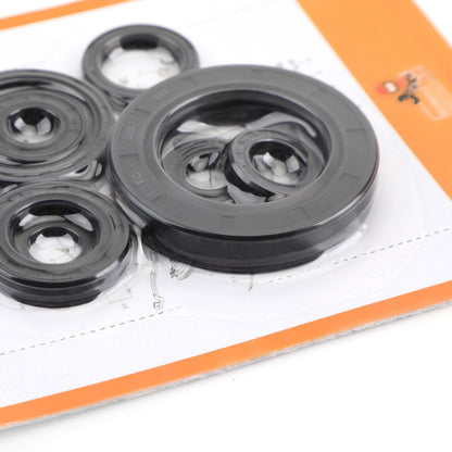 8pcs Engine Oil Seal Kit Set for Honda CR250R 1988/1989-1991 CR500R 1989-2001