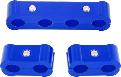 Universal Spark Plug Ignition Wire Separator Divider 8mm 9mm 10mm Car Blue 12Pcs
