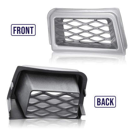 Solid Spare For 03-07 Chevrolet Silverado SS-Style Bumper Caliper Air Duct Left Right Pair