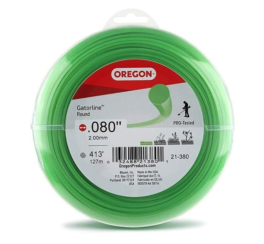 Solid Spare Oregon 21-380 Gatorline 1 Pound Coil of .080 Inch x 413 Foot Round String