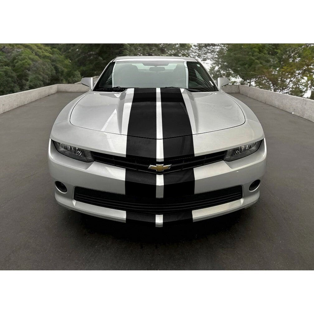 9" VINYL RALLY STRIPES RACING STRIPE KIT HOOD TRUNK ROOF For CHEVY CAMARO
