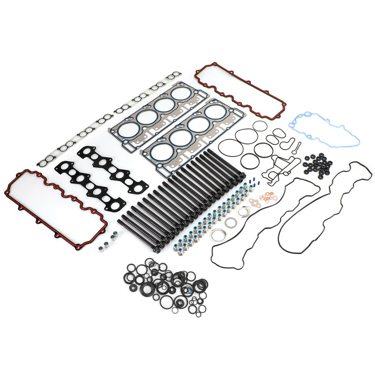 18mm Cylinder Head Stud Kit&Head Gasket For Ford 6.0L V8 Diesel 2003-07 2006