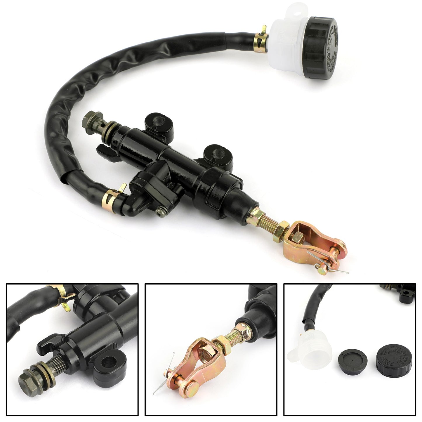 Rear Brake Master Cylinder Fluid Reservoir For Honda 250 400 CBR 600 1000 CB US