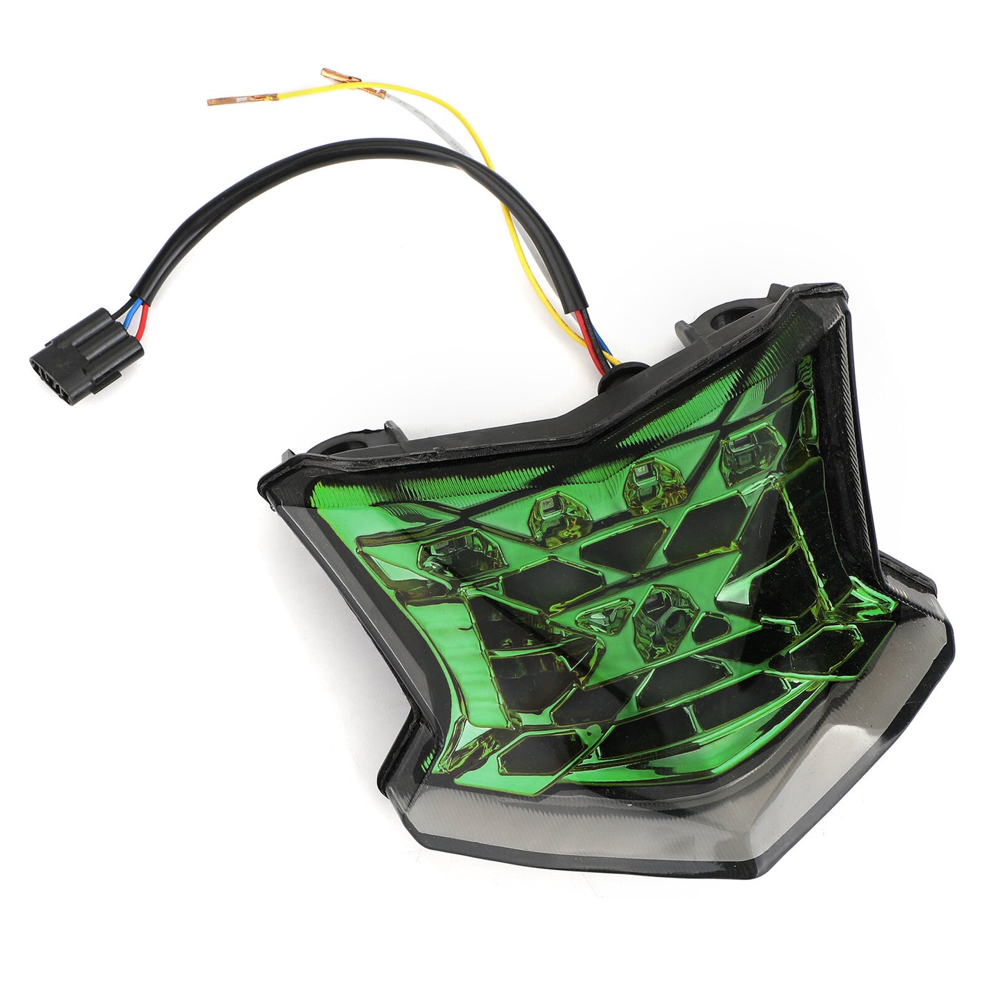 LED Brake Turn Signals Taillight For Kawasaki Z650 Ninja 650 Z900 2017-24 Green