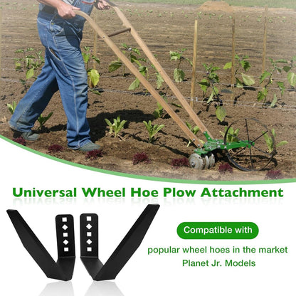 Wheel Hoe Sweeps Heavy-Duty Weeding Blades For Hoss & Planet Jr. Push Cultivator