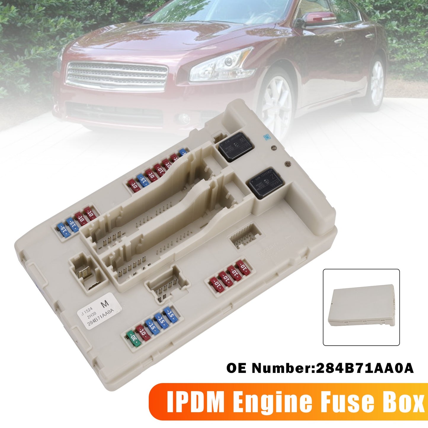IPDM Engine Fuse Box 284B71AA0A for Nissan Maxima 2.5L 3.5L 2009-2014