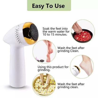 Electric Foot Grinder USB Pedicure File Machine Hard Dead Skin Callus Remover US