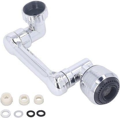 2 Pcs Universal 1080?? Swivel Extension Faucet Aerator Rotate Robotic Arm Extend