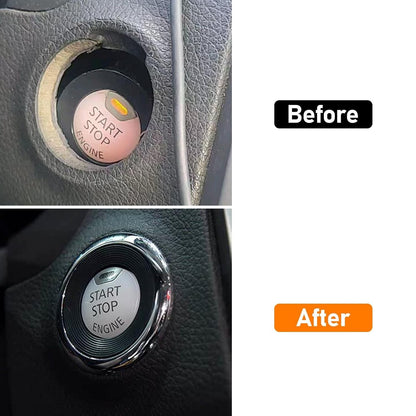 Engine Ignition Start-Stop Switch Button Ring For Nissan Pathfinder 2013-2020