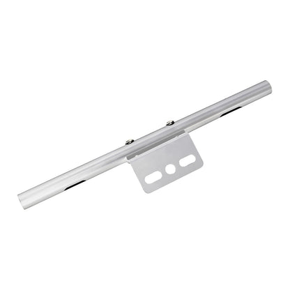 Universal Moto Front Turn Signal Spot Light Bar Mount Bracket Clamp Chrome