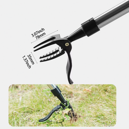 Weeder Puller Stand Up Weed Tool with Handle Garden Outdoor Root Remover Killer