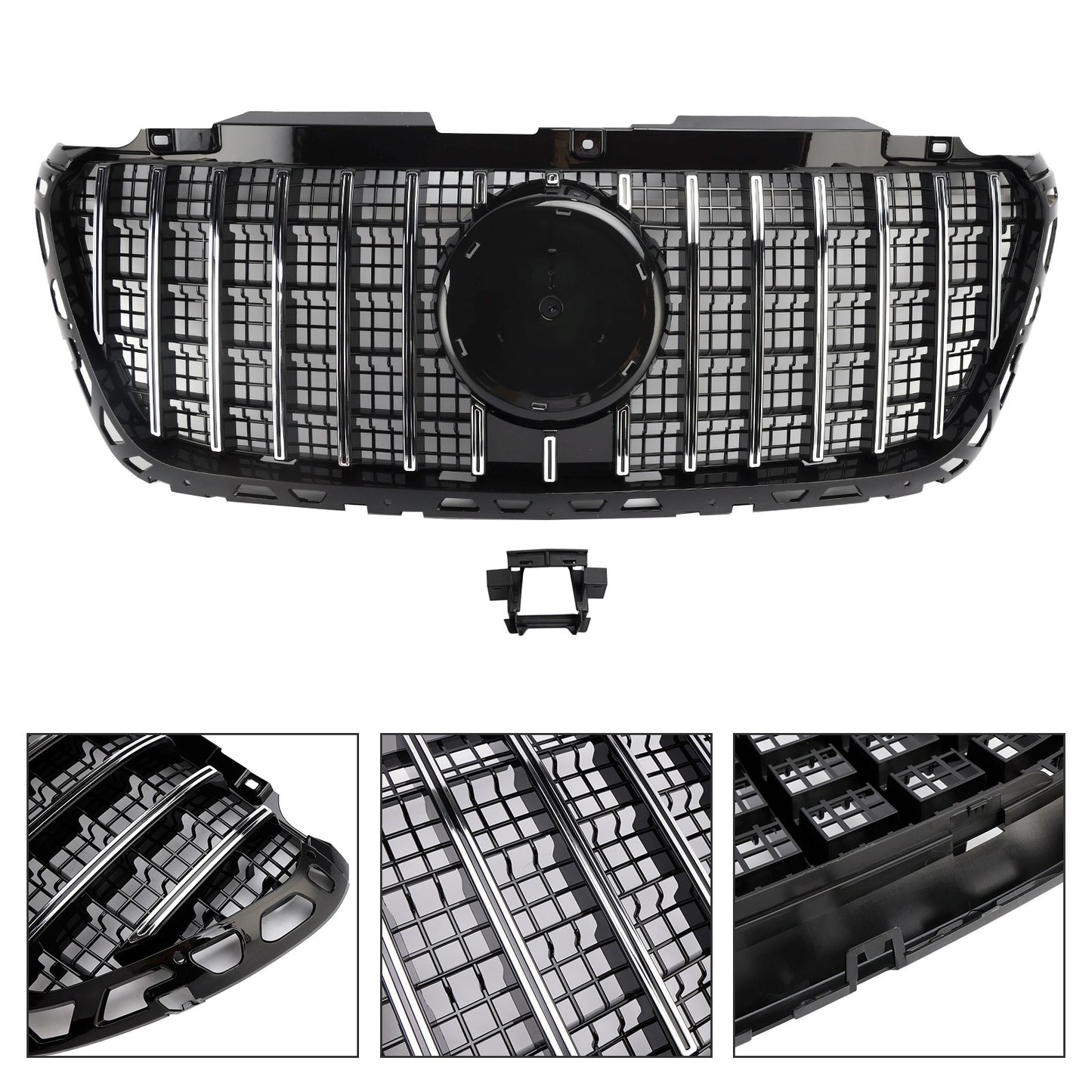 ??Front Bumper Grille Grill fit Mercedes Sprinter W907 W910 2018-2023 GTR Style