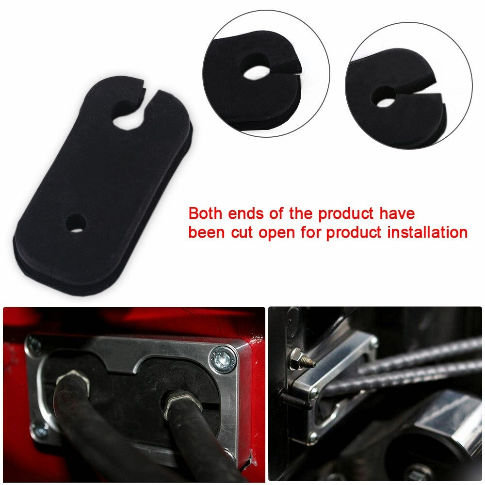 SILVER Billet Firewall Shifter Cable Grommet Fits Civic Integra w/ K-Series Swap