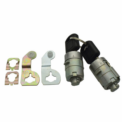Door Lock Cylinder Set With Keys & Clips For 2001-2006 CHEVY SILVERADO TAHOE
