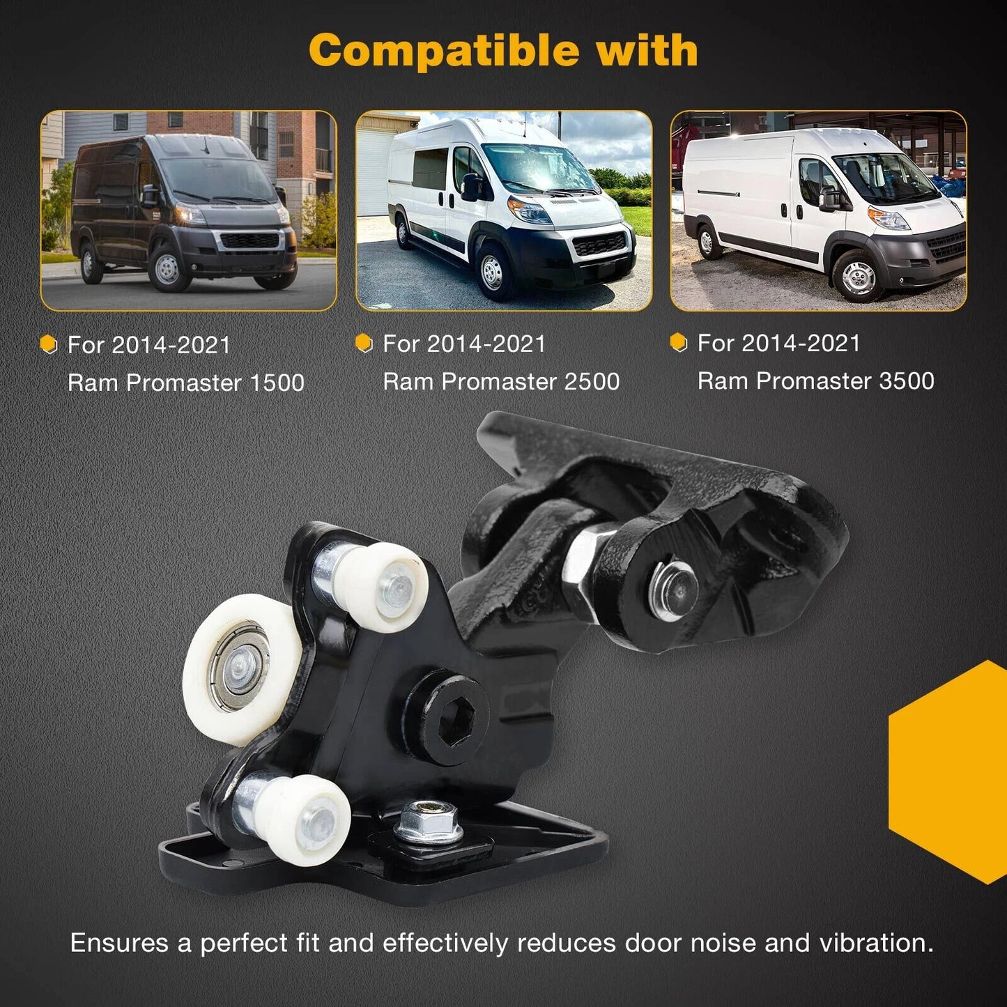 Right Sliding Door Roller Hinge For 2014-2026 Ram Promaster 1500 2500 68271843AA
