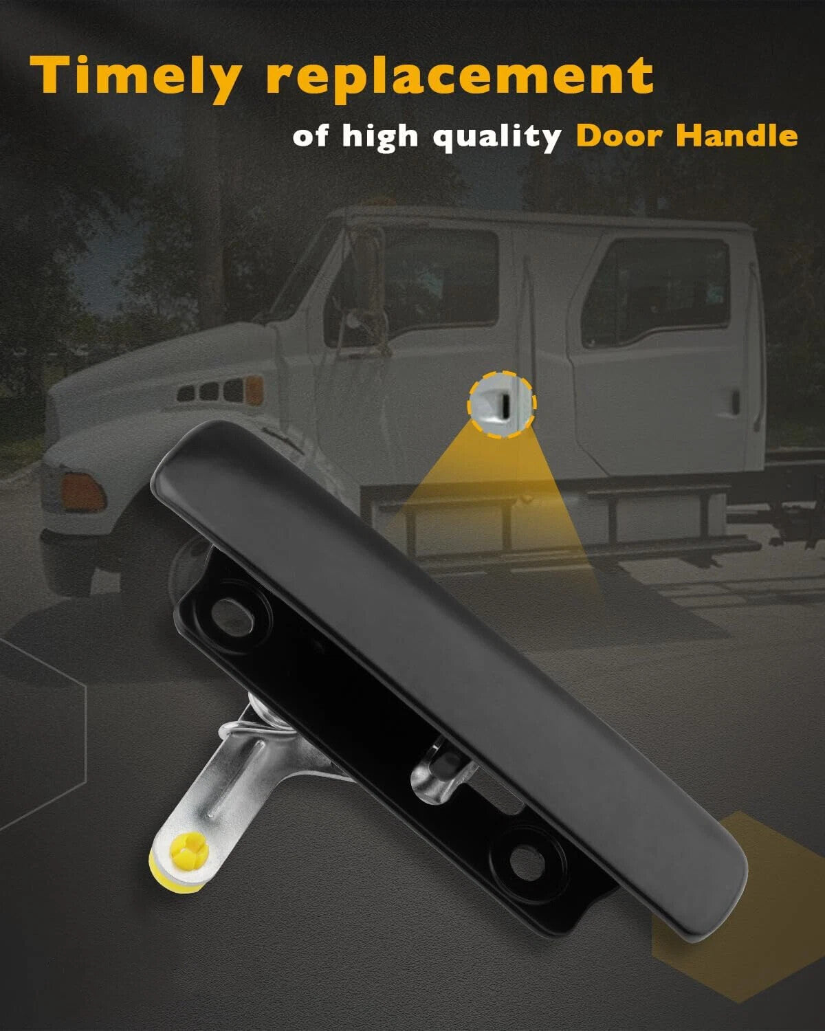 Exterior Door Handle Driver Side Fit 2000-2009 Sterling Truck Acterra 5500 6500