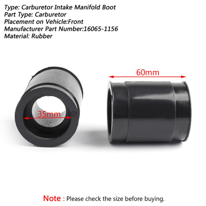 Carburetor Holder Intake Manifold Boot For Kawasaki Ninja EX250 ZZR250 1990-2007