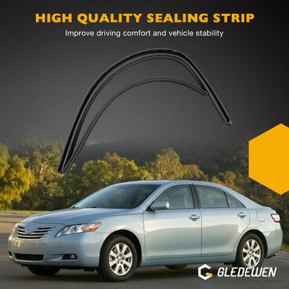 4x Weatherstrip Door Window Rubber Channel Seal For 2002-2006 Toyota Corolla