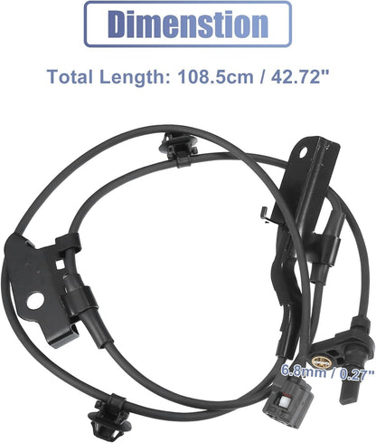 2 ABS Wheel Speed Sensor Front Right & Left For Toyota RAV4 4WD & FWD 2006-2018