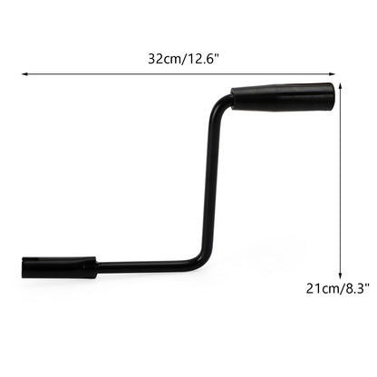 NEW Pop Up Camper Crank Handle Caravan RV Camping Canopy Rocker Black