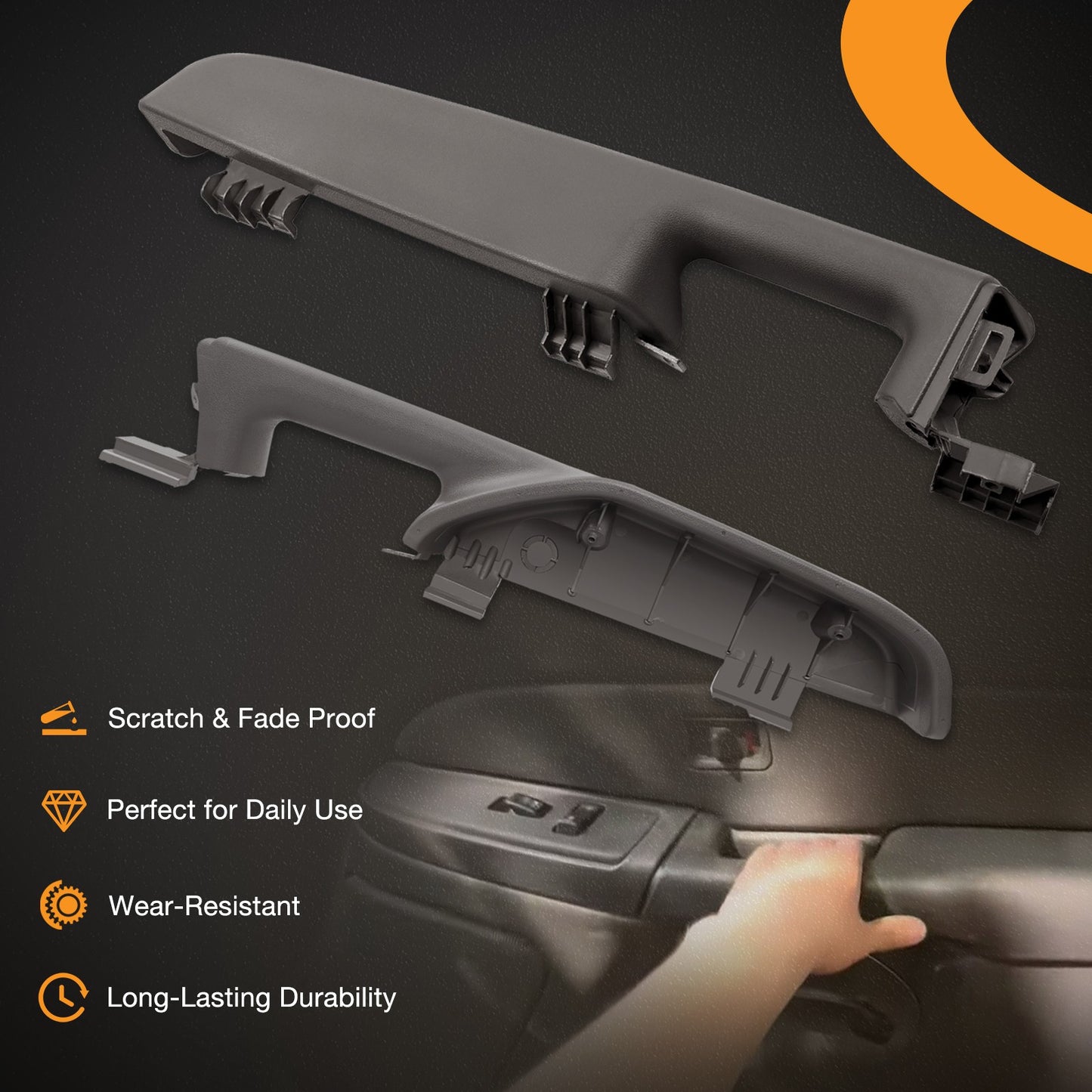 Door Armrest Handle Driver Passenger Kit For 1999-06 Chevy Suburban GMC Cadillac