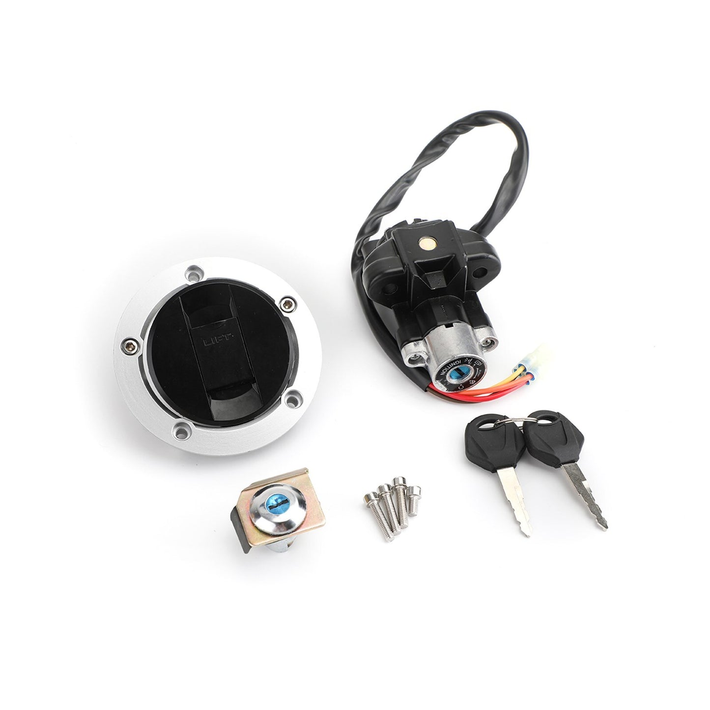 Ignition Switch Fuel Gas Cap Lock Key For Suzuki SV650 S/A SFV650 SV1000/S 03-15