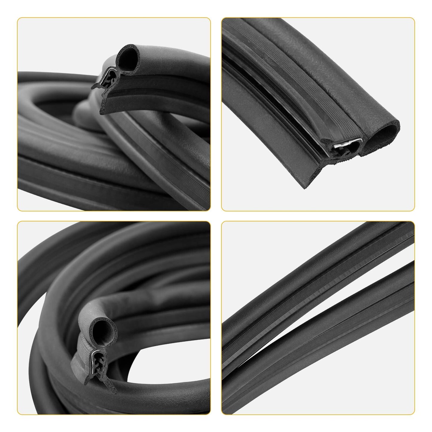 64461-06060 Rear Trunk Lid Weatherstrip Rubber Seal For 07-16 Toyota Camry RAV4