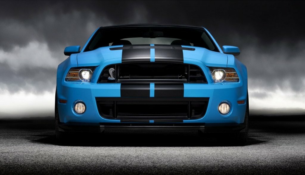 10" BLACK CARBON FIBER VINYL RALLY STRIPES RACING STRIPE For FORD MUSTANG COBRA