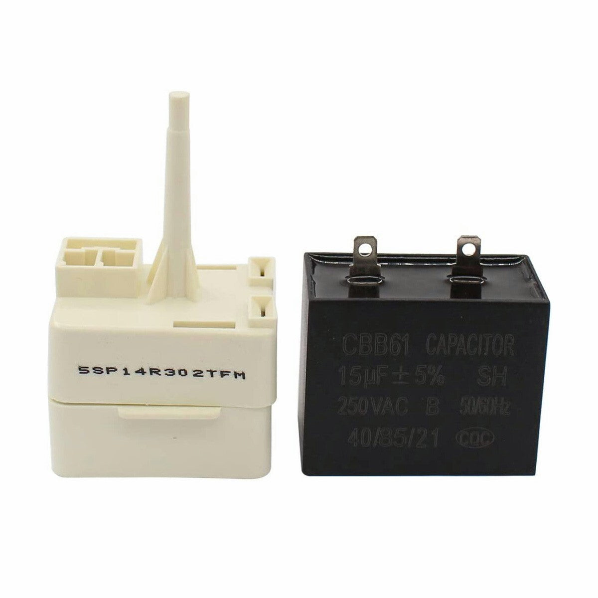3PCS Refrigerator Relay Overload Capacitor fits Whirlpool W10613606 Start Device