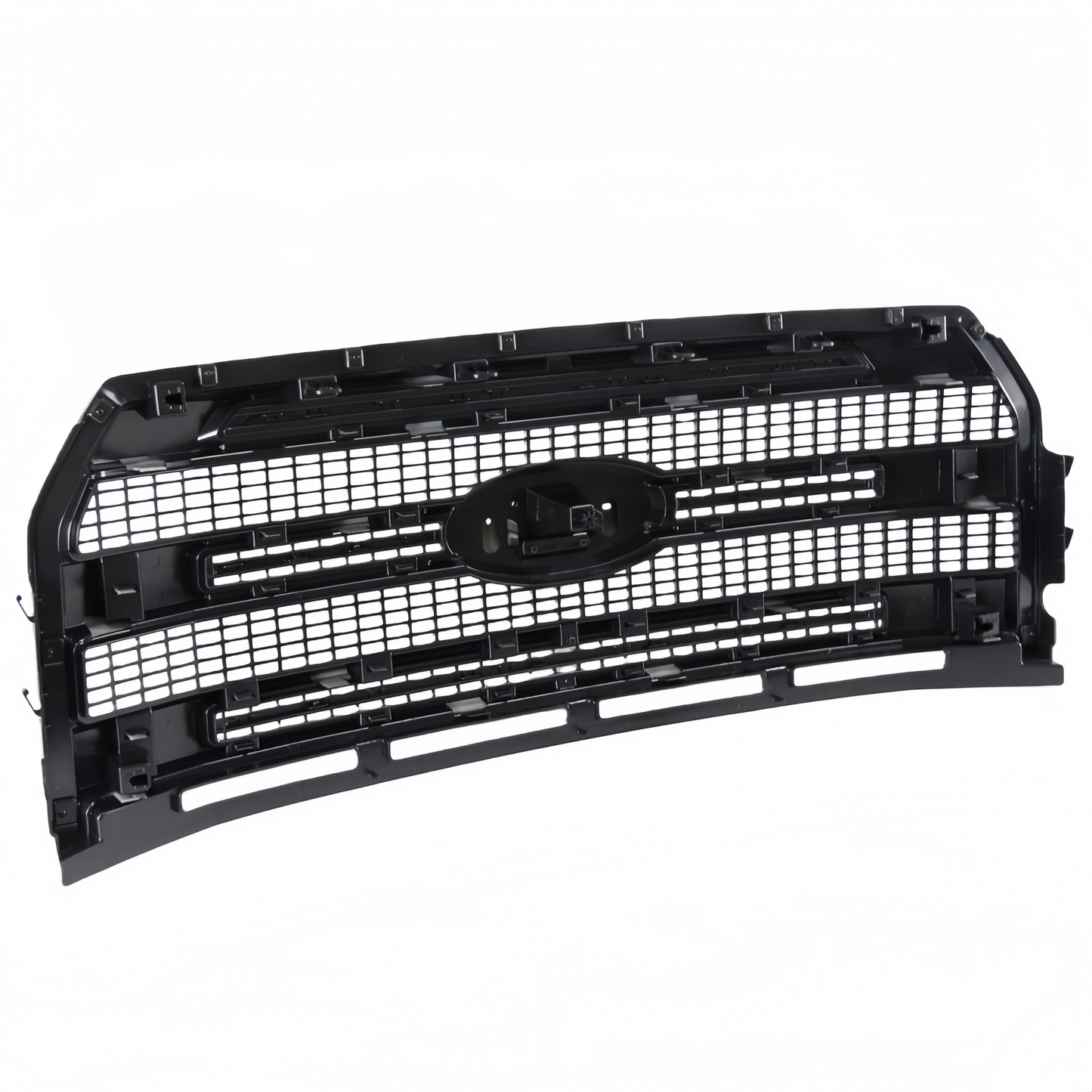 Matte Black Front Bumper Grille W/O Camera Hole For 2015-2017 Ford F-150 F150