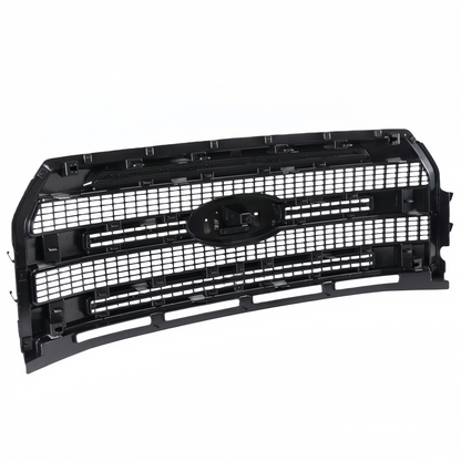 Matte Black Front Bumper Grille W/O Camera Hole For 2015-2017 Ford F-150 F150
