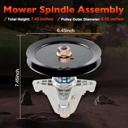 618P09395 Mower Deck Spindle w/2 Blade For Cub Cadet Craftsman Z5400 Mustang Z46