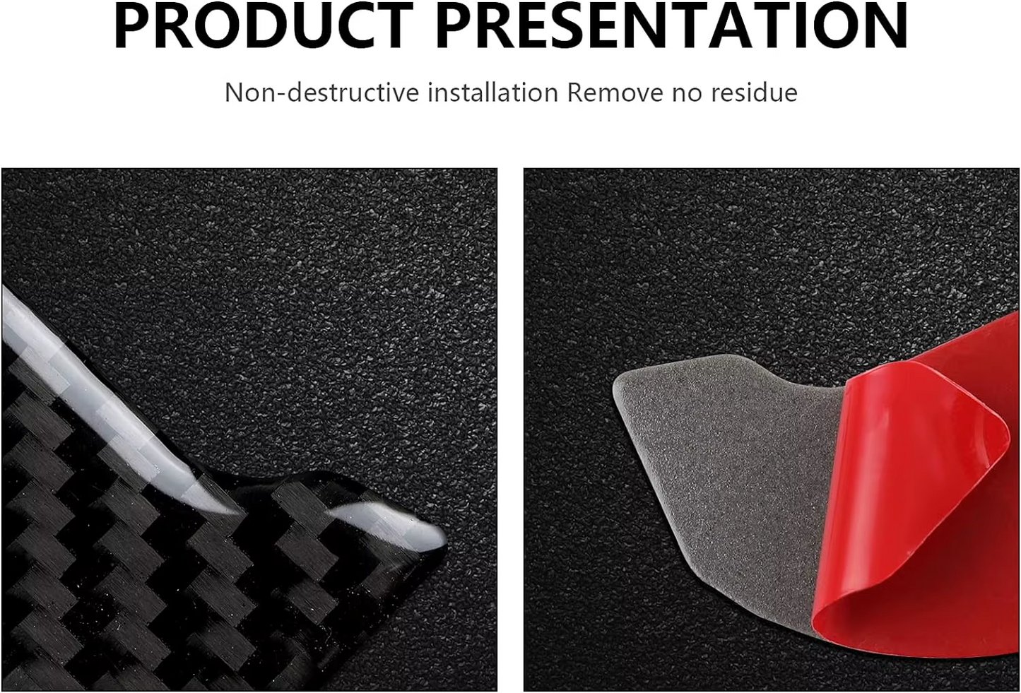 Real Carbon Fiber Interior Air Vent Outlet Cover Trim For Ford Mustang 2015-2020