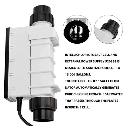 IC15 EC-520888 Salt Cell Chlorine Generator Replacement Salt Cell Systems