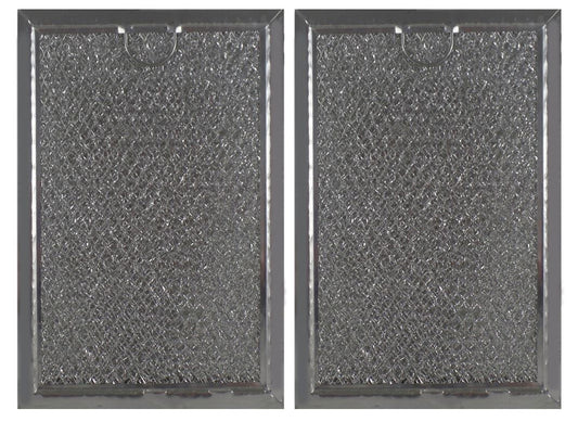 Solid Spare (2) Filters for GE WB06X10608 Mesh Grease Microwave Filter