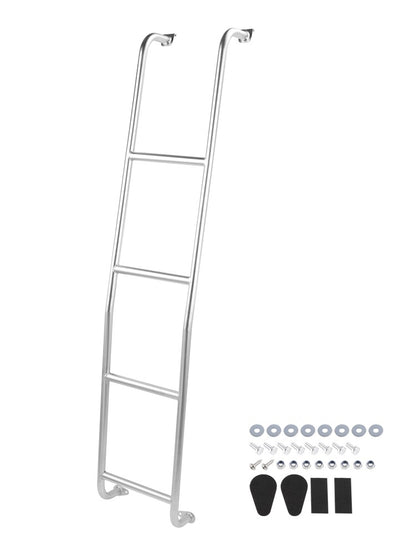 Stainless Steel Van Ladder 093TM For Ford Transit Medium Roof Van 2014-2024