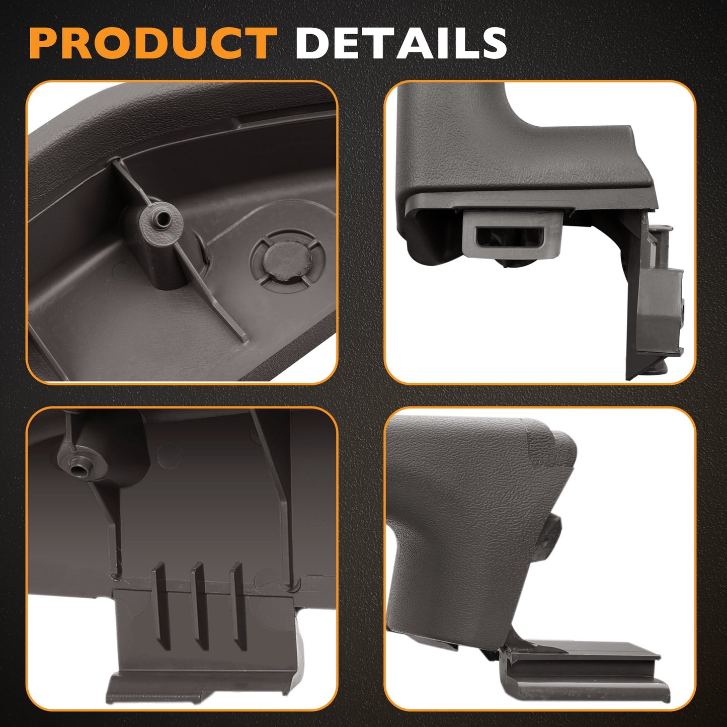 Passenger Armrest Handle For 1999-06 Chevy Suburban Avalanche GMC Cadillac Gray